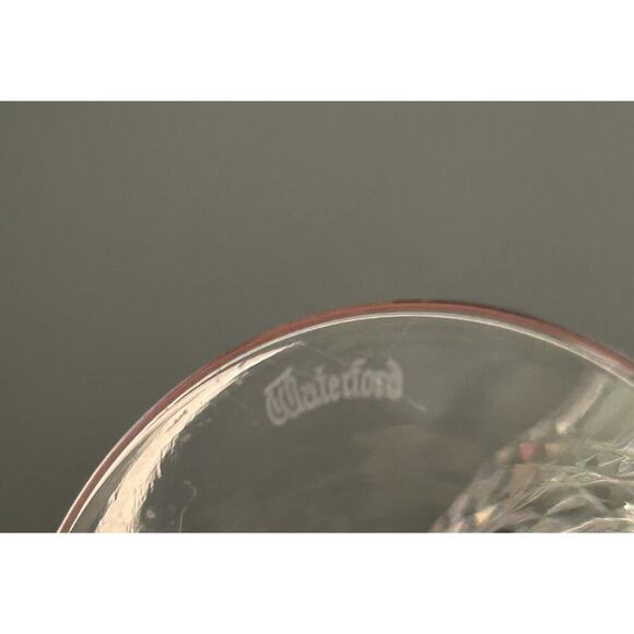 (3) Waterford Crystal ‘Colleen’ Glasses 5.25" Short Stem Water Goblet Wine Glass - Picture 4 of 16
